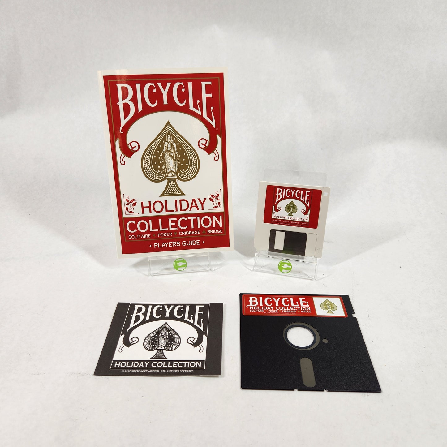 Bicycle Holiday Collection (PC, 1992) Solitaire / Poker / Cribbage / Bridge