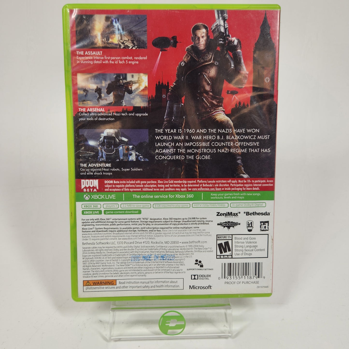 Wolfenstein: The New Order (Xbox 360, 2014)