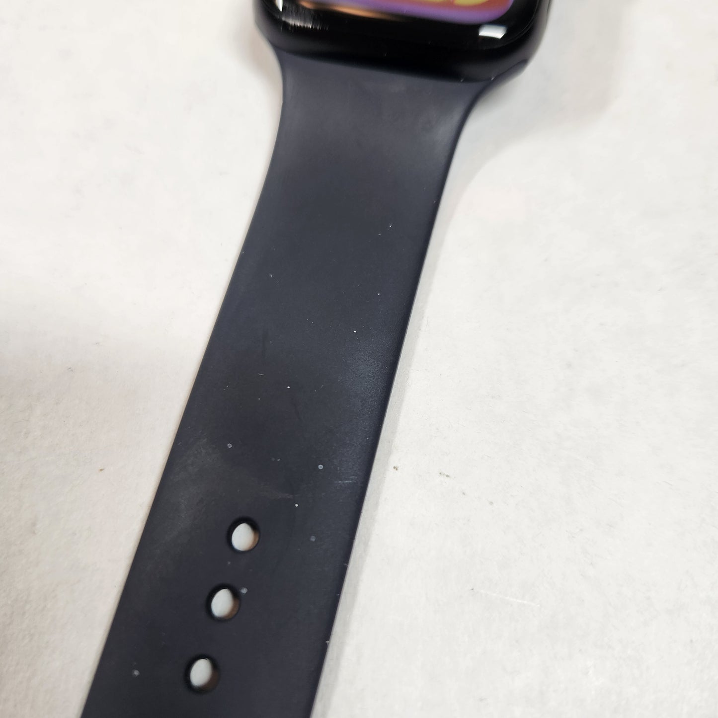 Unlocked Apple Watch SE 2nd Gen 44MM Black Aluminum Black Sport Band MXG23LL/A