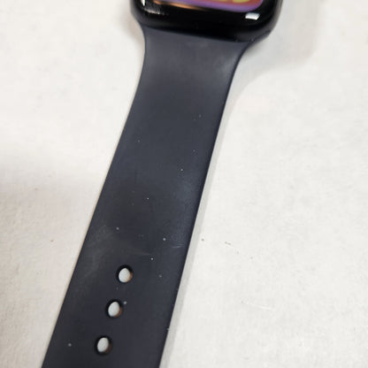 Unlocked Apple Watch SE 2nd Gen 44MM Black Aluminum Black Sport Band MXG23LL/A