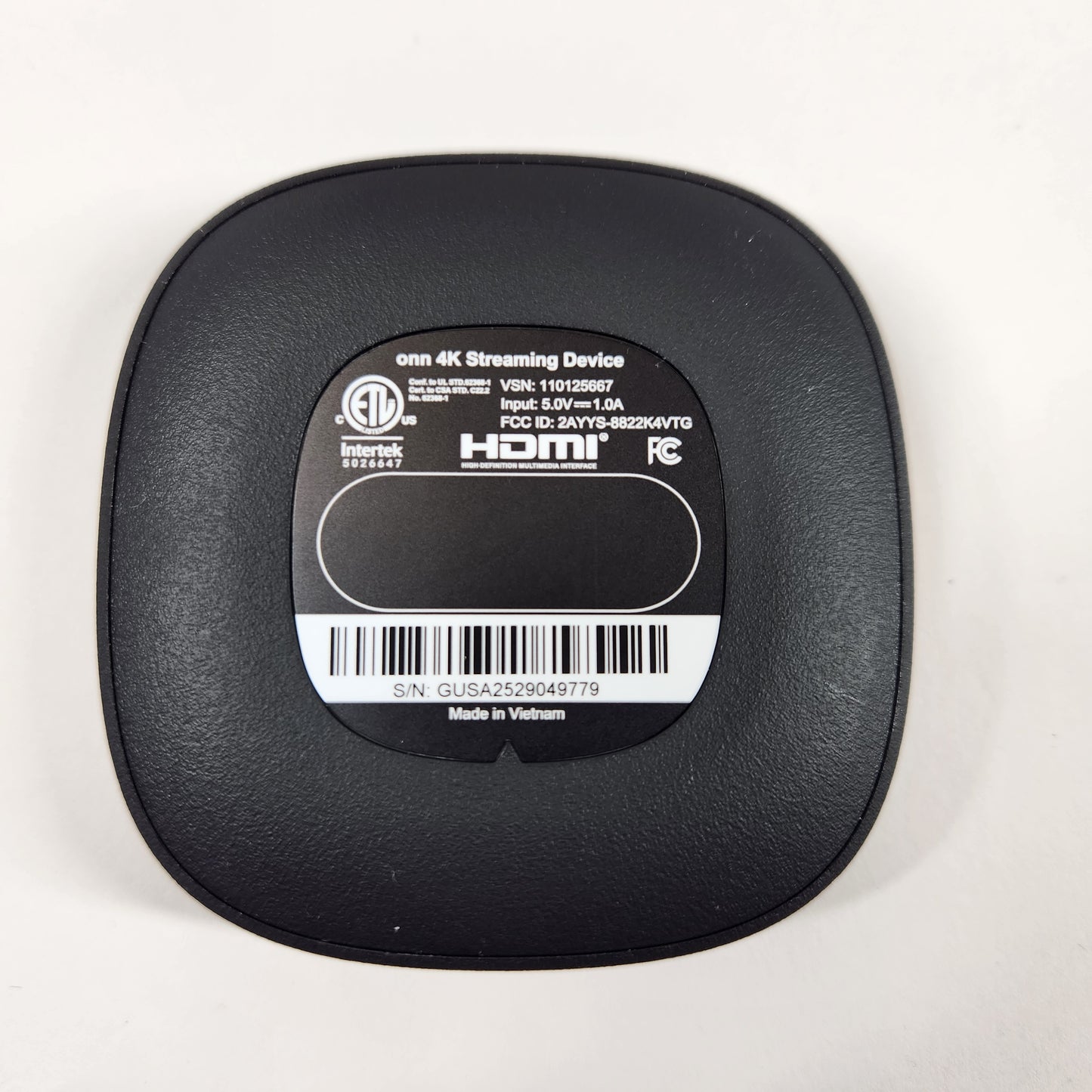 Onn 4K Steaming Device for All TV Black