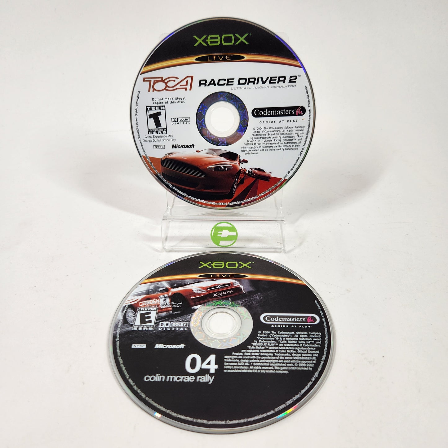 TOCA Race Driver 2 & Colin McRae Rally 04 Bundle (Microsoft Xbox, 2004)