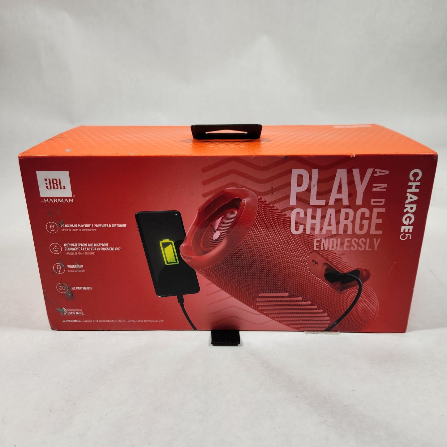JBL Charge 5 Portable Wireless Bluetooth Speaker Red 	JBLCHARGE5