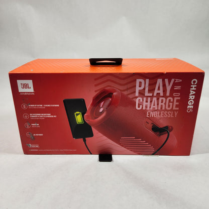 JBL Charge 5 Portable Wireless Bluetooth Speaker Red 	JBLCHARGE5