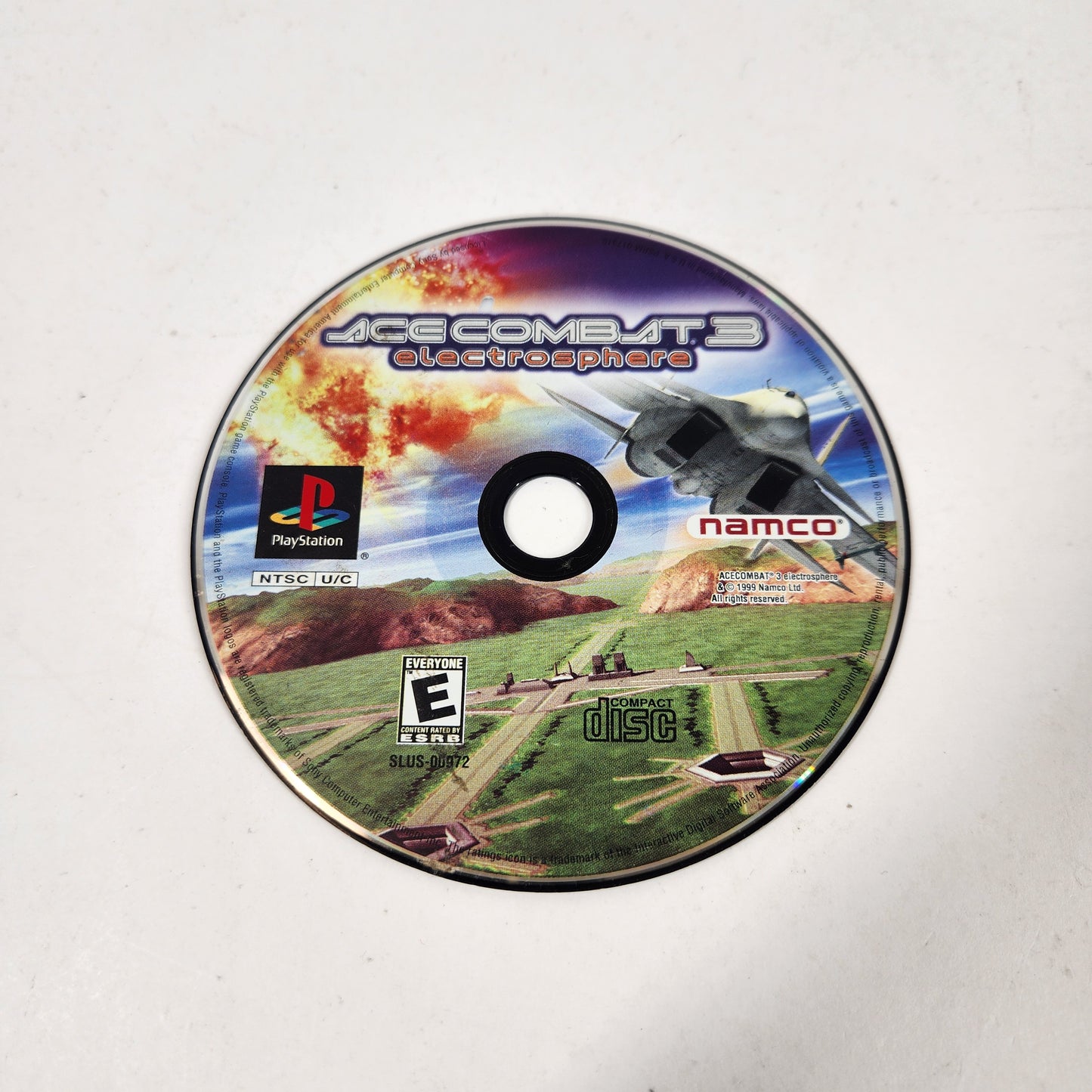 Ace Combat 3 Electrosphere (Sony PlayStation 1 PS1, 2000) Disc Only
