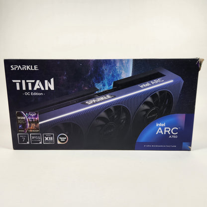 Sparkle Intel Arc A750 TITAN OC Edition 8GB GDDR6 Graphics Card SA750T-8G0C