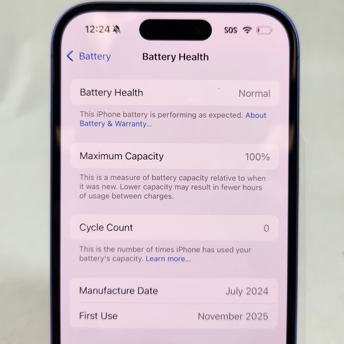 Unlocked Apple iPhone 16 128GB Ultramarine NYAT3LL/A