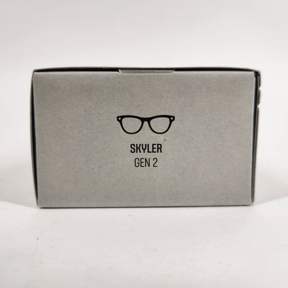 New Ray-Ban Meta Skyler Gen 2 Shiny Black Standard RW4014 AI Smart Glasses