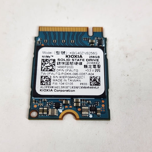 Kioxia 256GB Gen 3.0 x 4 2230mm M.2 NVMe Solid State Drive SSD KBG40ZNS256G