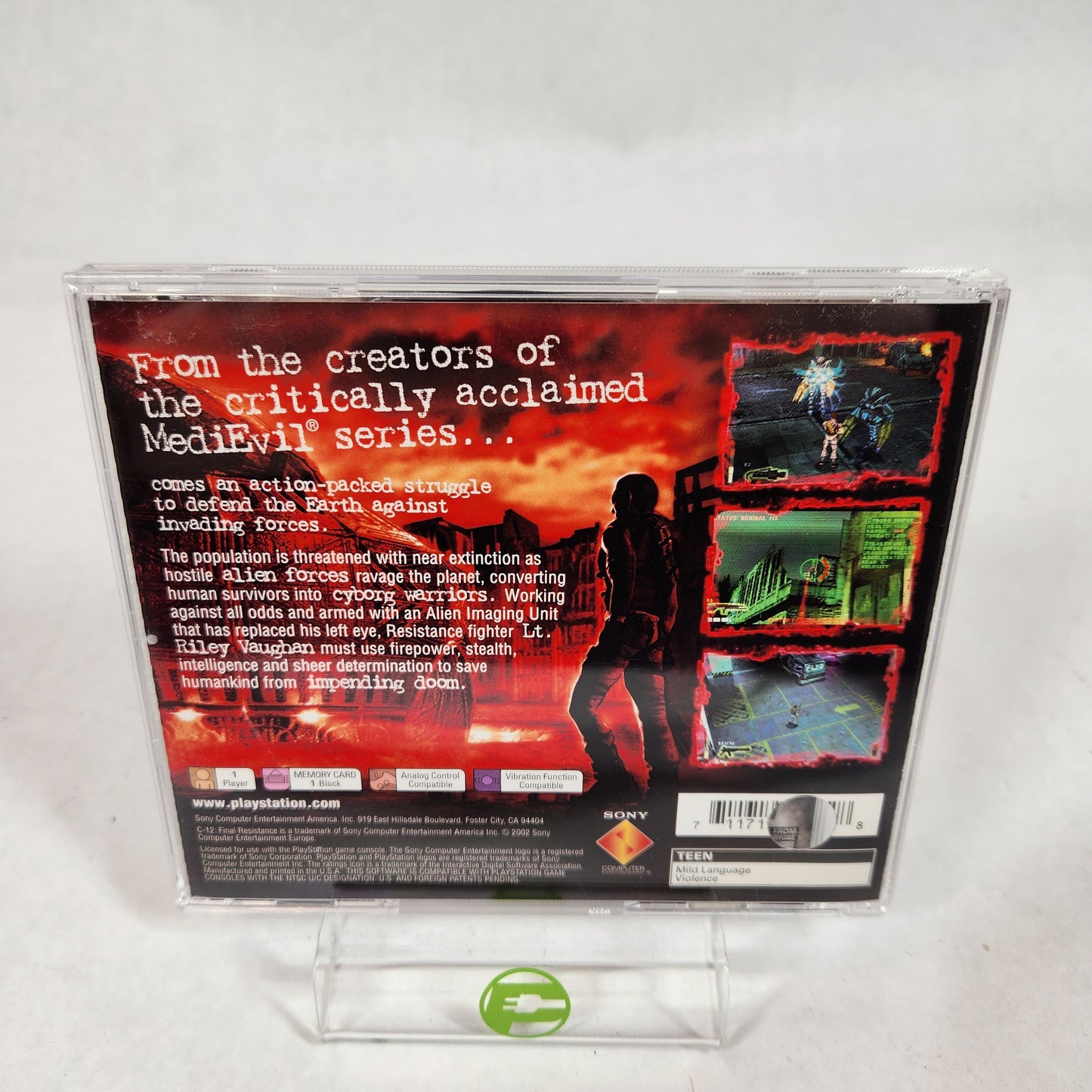 C-12 Final Resistance (Sony PlayStation 1 PS1, 2002)