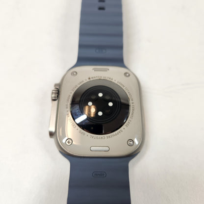 Unlocked Apple Watch Ultra 3 49MM Natural Titanium Ocean Band MEWH4LW/A