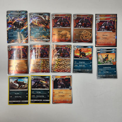 Houndoom EX Pokemon TCG Card Lot Bundle