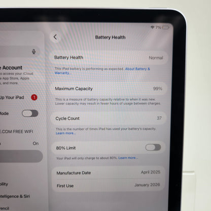 WiFi Only Apple iPad Air 11" M3 256GB Purple MCA64LL/A