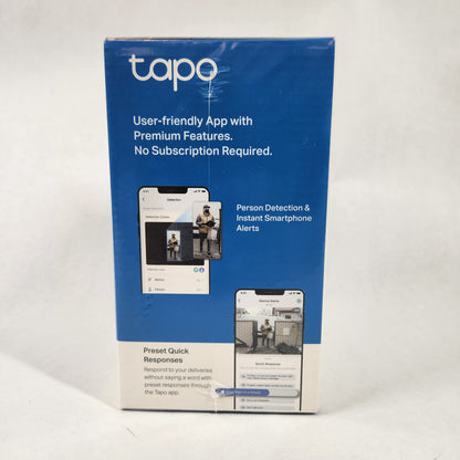 New TP-Link Tapo Smart Wi-Fi Video Doorbell TDB21