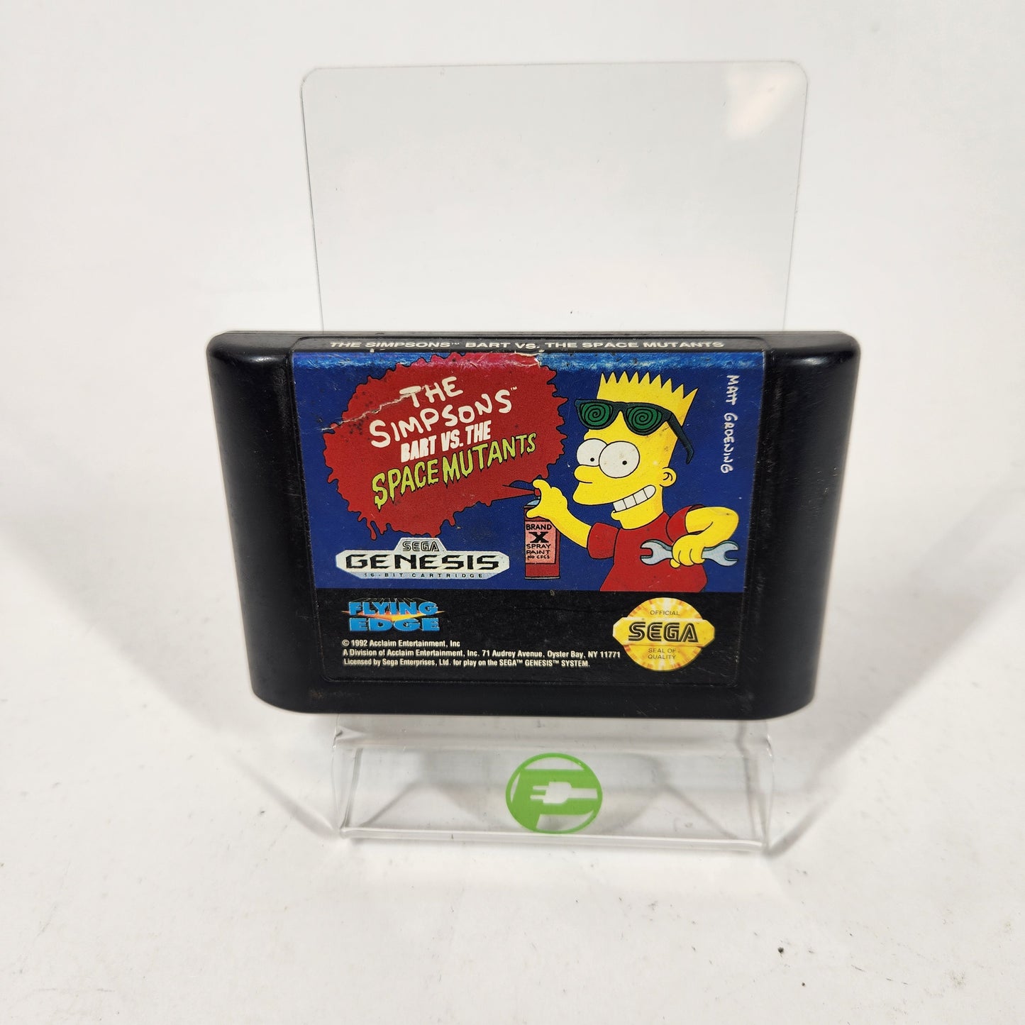 The Simpsons Bart vs the Space Mutants (Sega Genesis, 1991) Cartridge Only