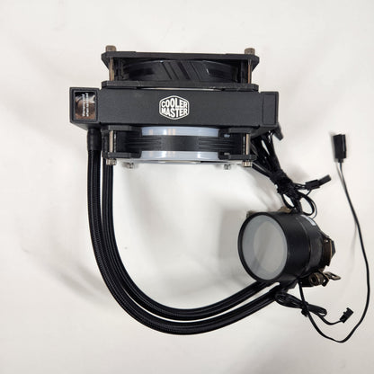 Cooler Master 120 LCD AIO Black CPU Cooler For PC