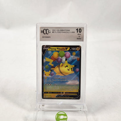 Pokémon TCG Pokemon 2021 Celebrations Flying Pikachu V 006/025 English BCCG 10