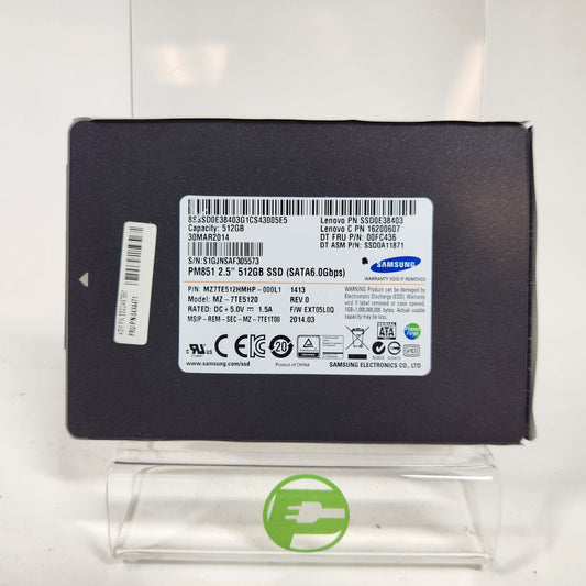 Samsung 2.5" PM851 512GB SATA III 6Gbps SSD MZ7TE512MHP Solid State Drive