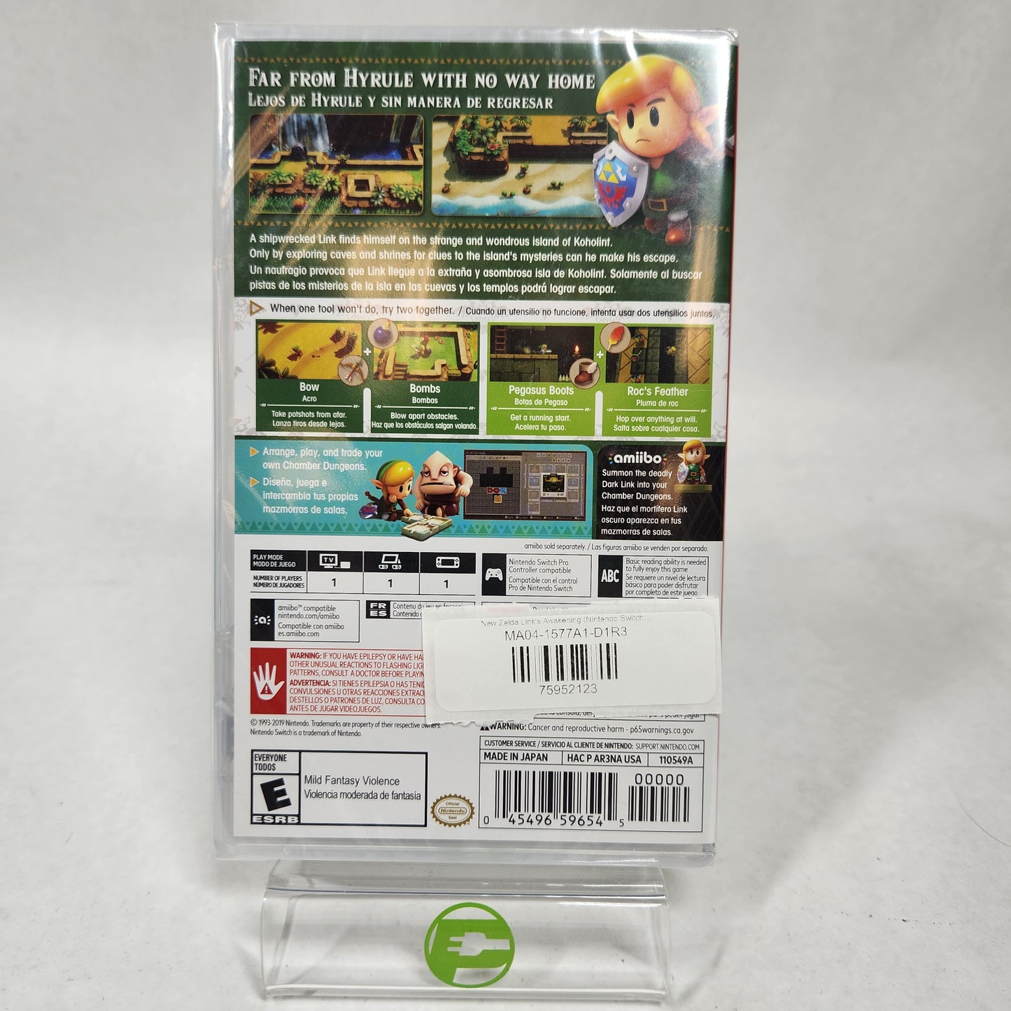 New Zelda Link's Awakening (Nintendo Switch, 2019)