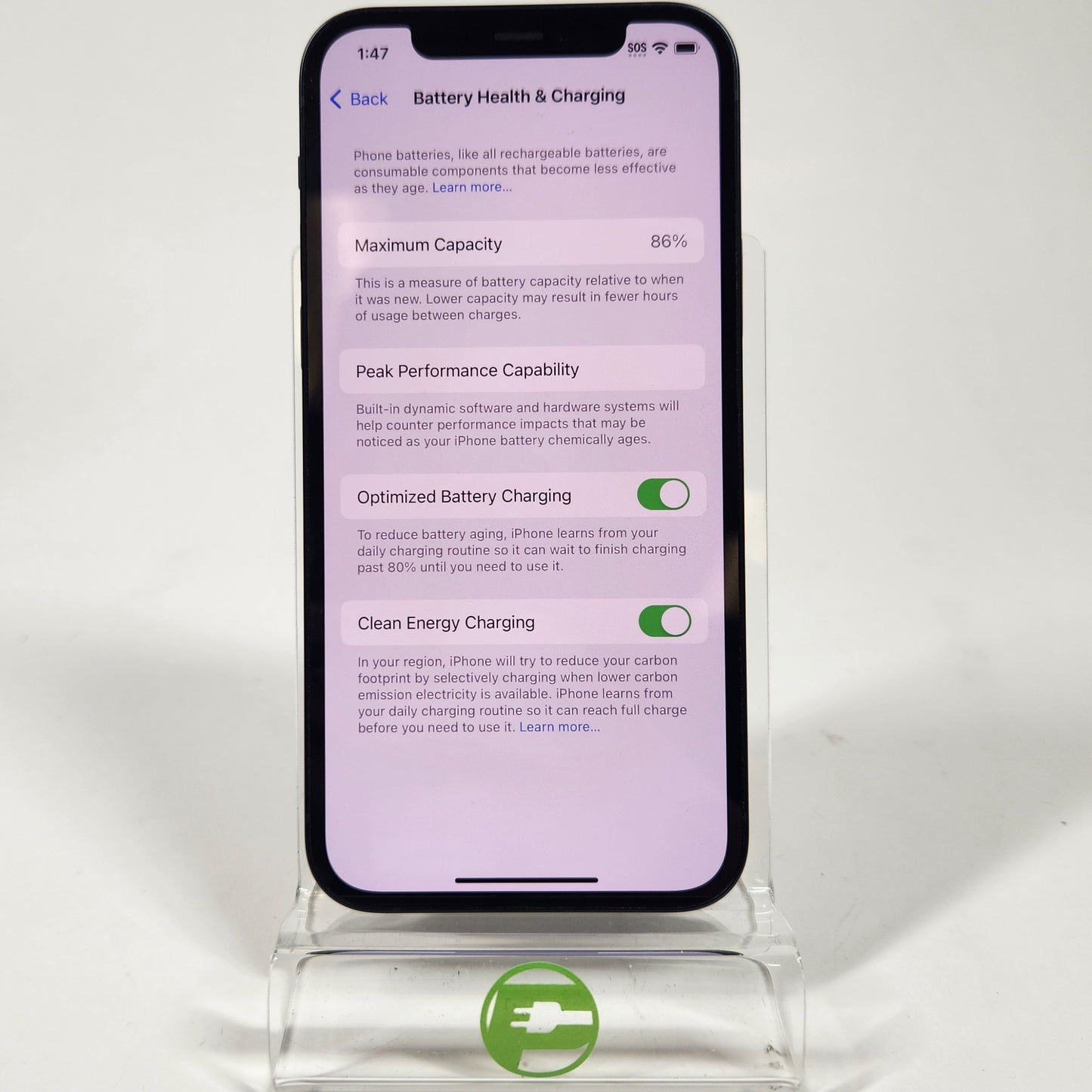 Factory Unlocked Apple iPhone 12 64GB Black MGF43LL/A