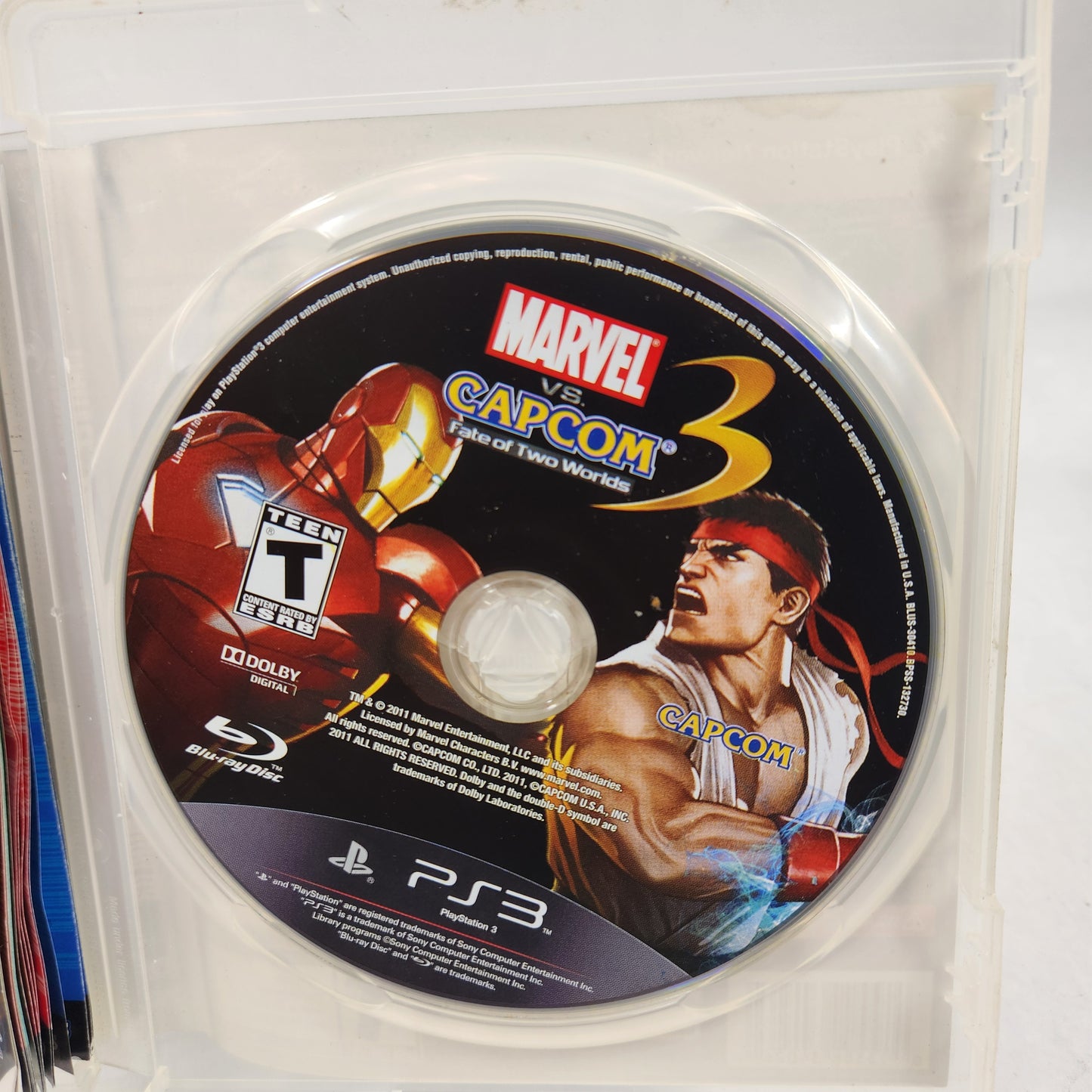 Marvel Vs. Capcom 3: Fate of Two Worlds (Sony PlayStation 3 PS3, 2011)