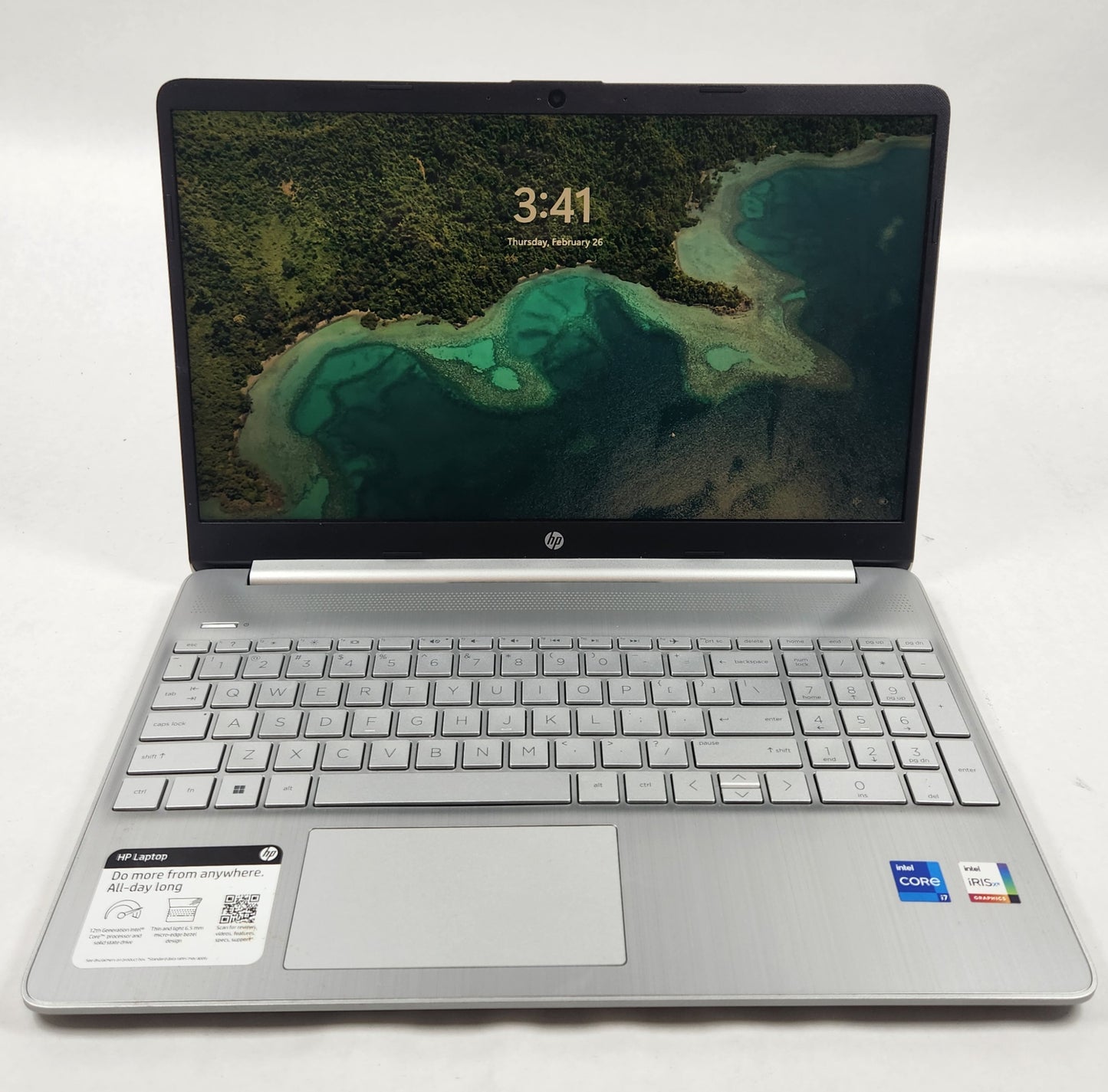 HP Laptop 15.6" i7-1255U 1.7GHz 16GB RAM 512GB SSD