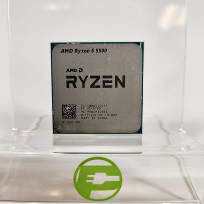 Broken AMD Ryzen 5 5500 3.60GHz 6 Core 12 Thread AM4 CPU Bent Pins