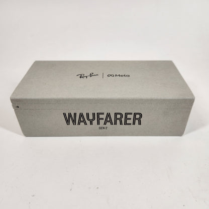 New Ray-Ban Meta Wayfarer Gen 2 Matte Black Transitions RW4012 AI Smart Glasses