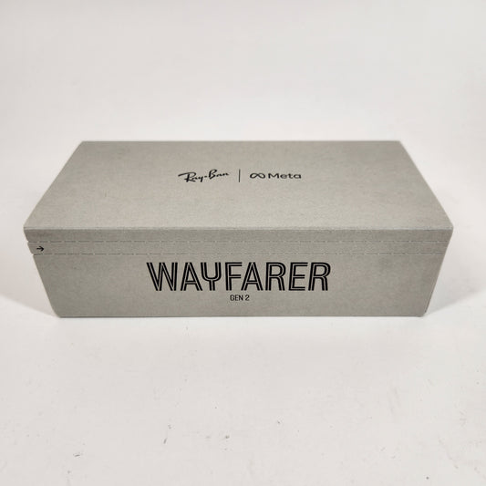 New Ray-Ban Meta Wayfarer Gen 2 Matte Black Transitions RW4012 AI Smart Glasses