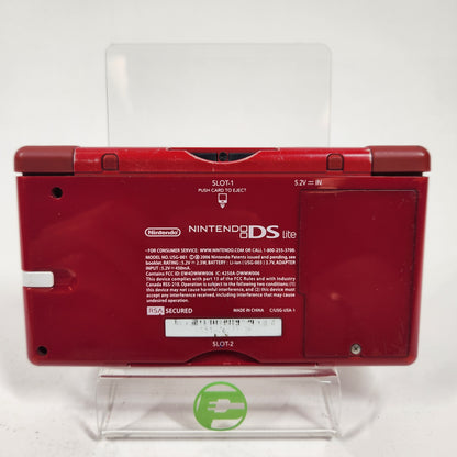 Nintendo DS Lite Red Super Mario Bros Edition Handheld Console