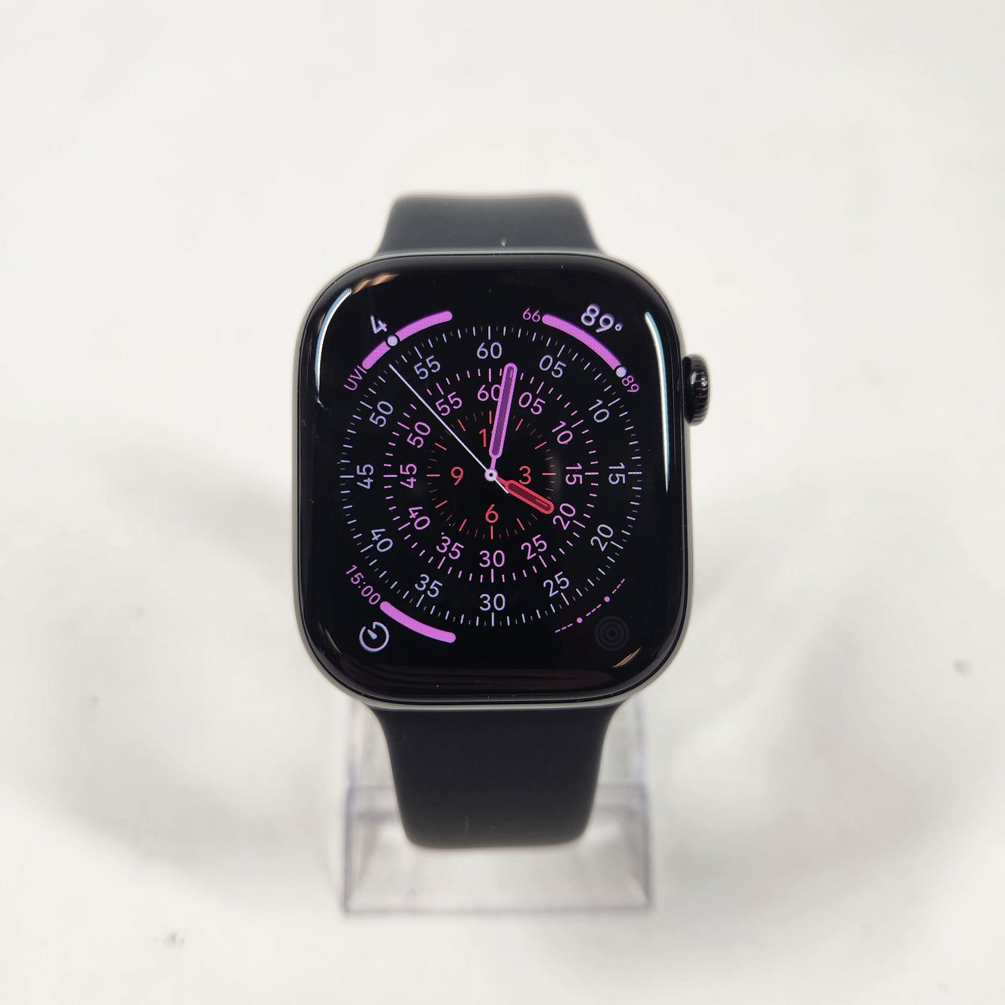 GPS Only Apple Watch Series 11 46MM Jet Black Aluminum Black Band MWWQ3LW/A