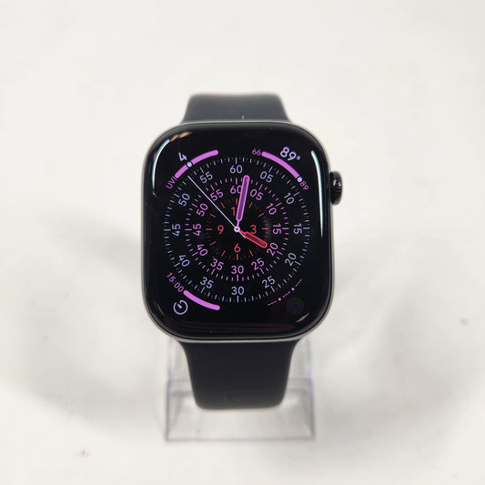 GPS Only Apple Watch Series 11 46MM Jet Black Aluminum Black Band MWWQ3LW/A