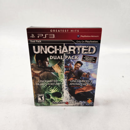 Uncharted & Uncharted 2 Dual Pack (Sony PlayStation 3 PS3, 2011)