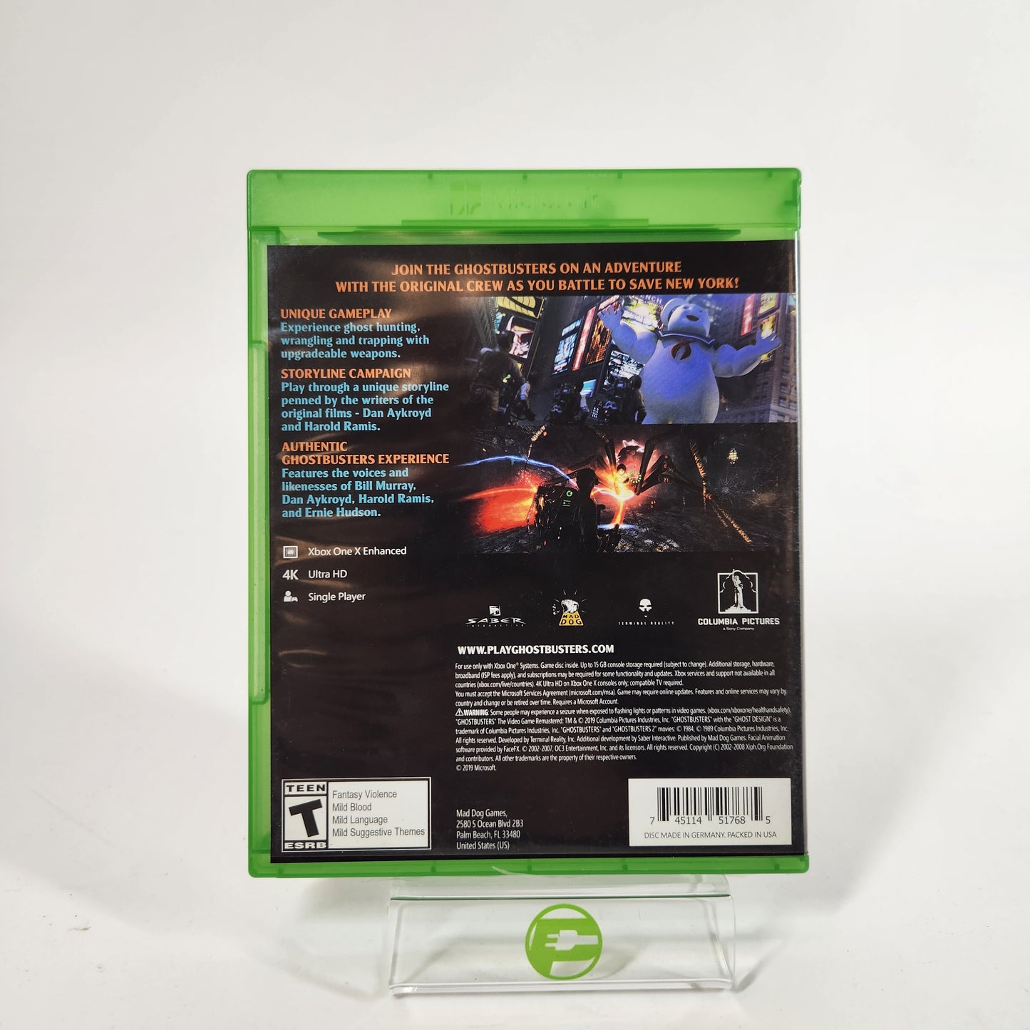 Ghostbusters: The Video Game Remastered (Microsoft Xbox One, 2019)