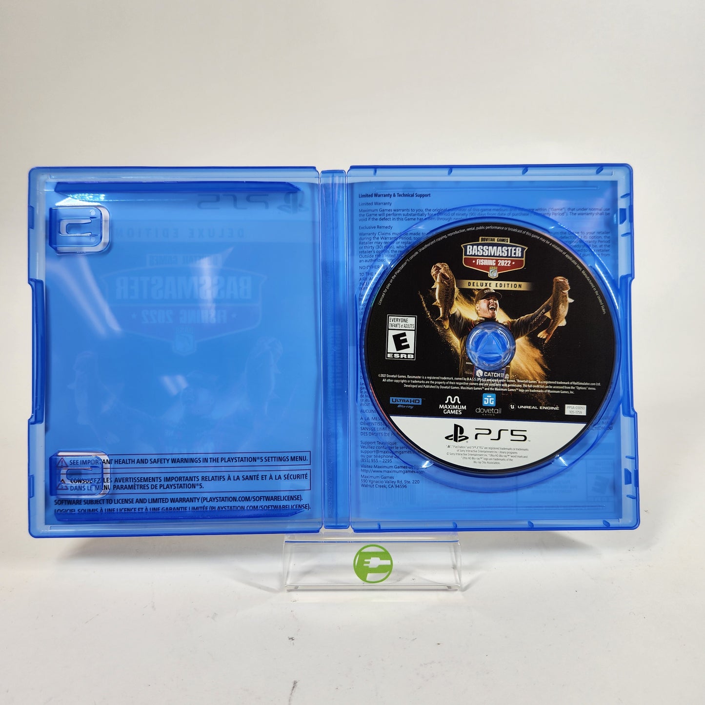 Bassmaster Fishing 2022 Deluxe Edition (Sony PlayStation 5 PS5, 2022)