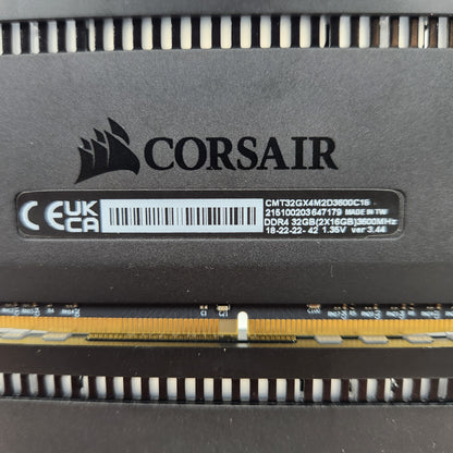 Corsair Dominator Platinum RGB 32GB (2x16GB) RAM DDR4 3600MHz CMT32GX4M2D3600C18