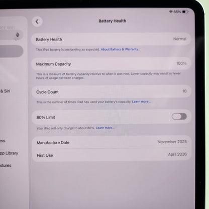 WiFi Only Apple iPad Pro 13" M5 256GB Silver MDYK4LL/A