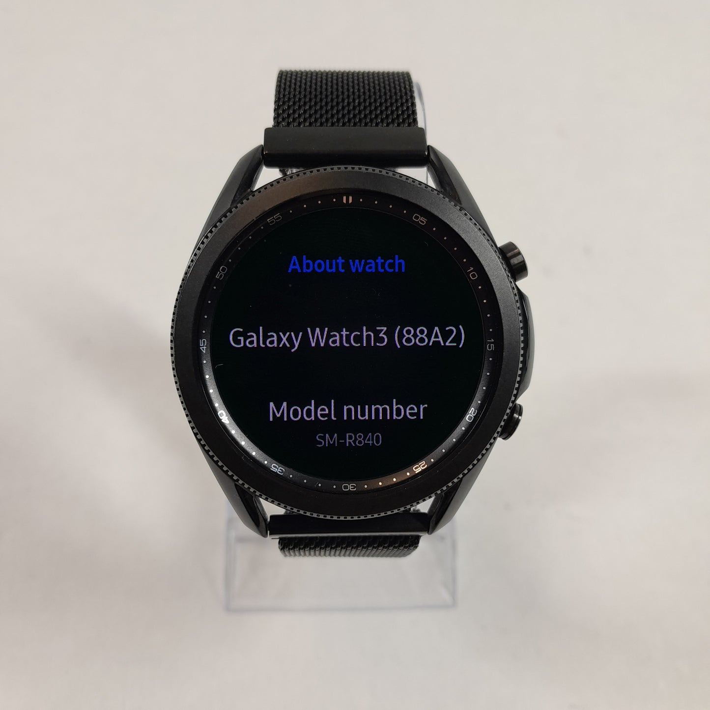 WiFi Only Samsung Galaxy Watch3 Stainless Steel Smartwatch SM-R840