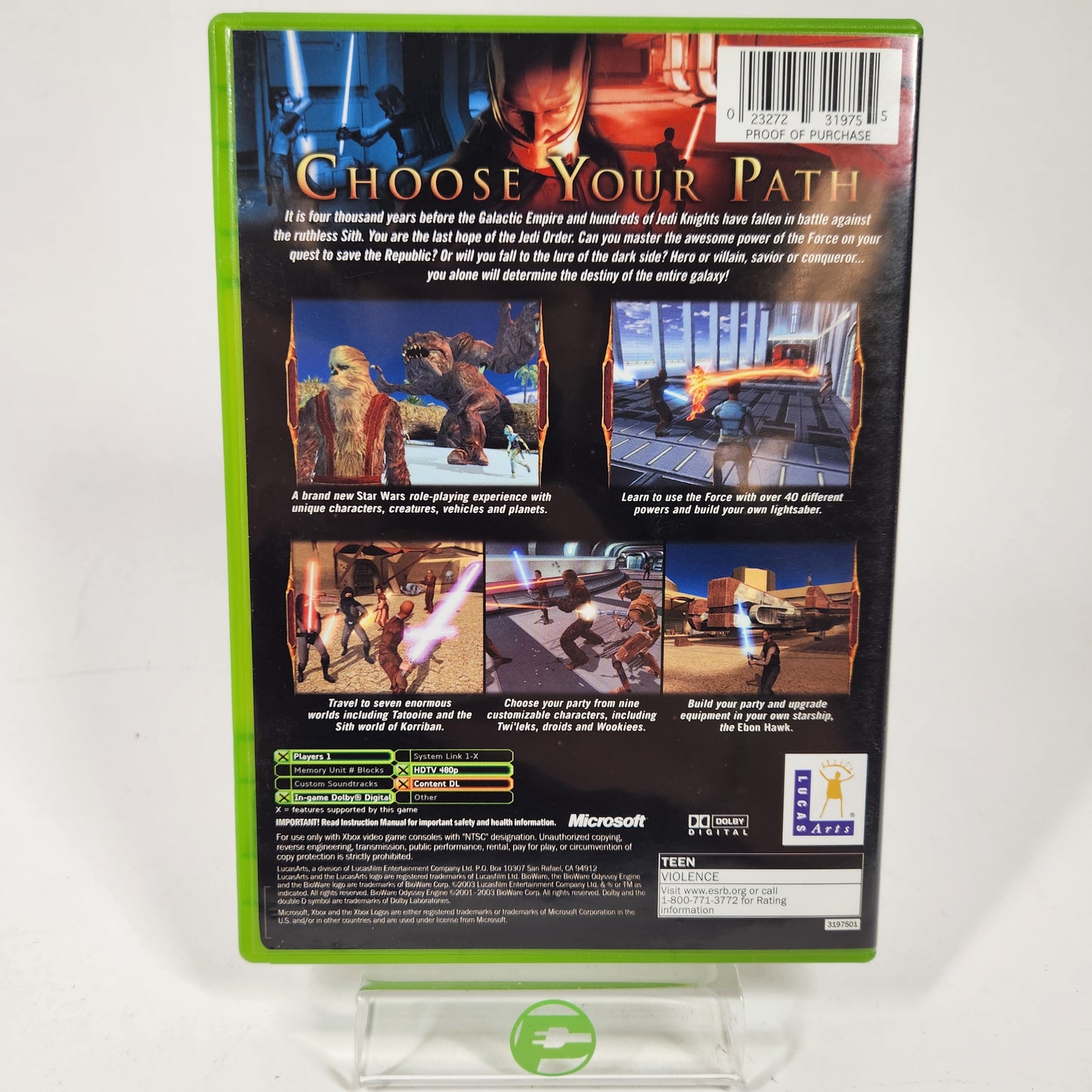 Star Wars Of the Old Republic  (Microsoft Xbox, 2003)