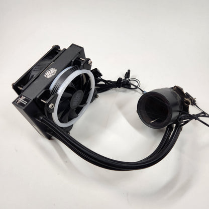 Cooler Master 120 LCD AIO Black CPU Cooler For PC