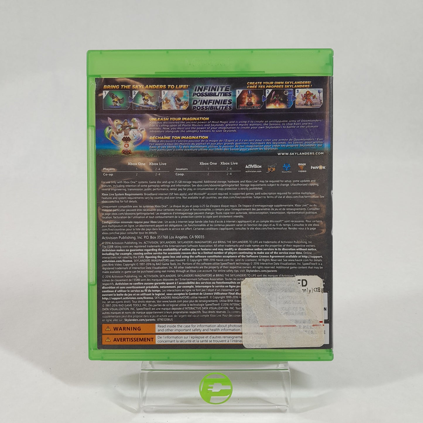 Skylanders Imaginators (Microsoft Xbox One, 2016)
