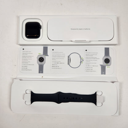 Unlocked Apple Watch SE 3 40MM Midnight Aluminum Black Sport Band MEP94LW/A