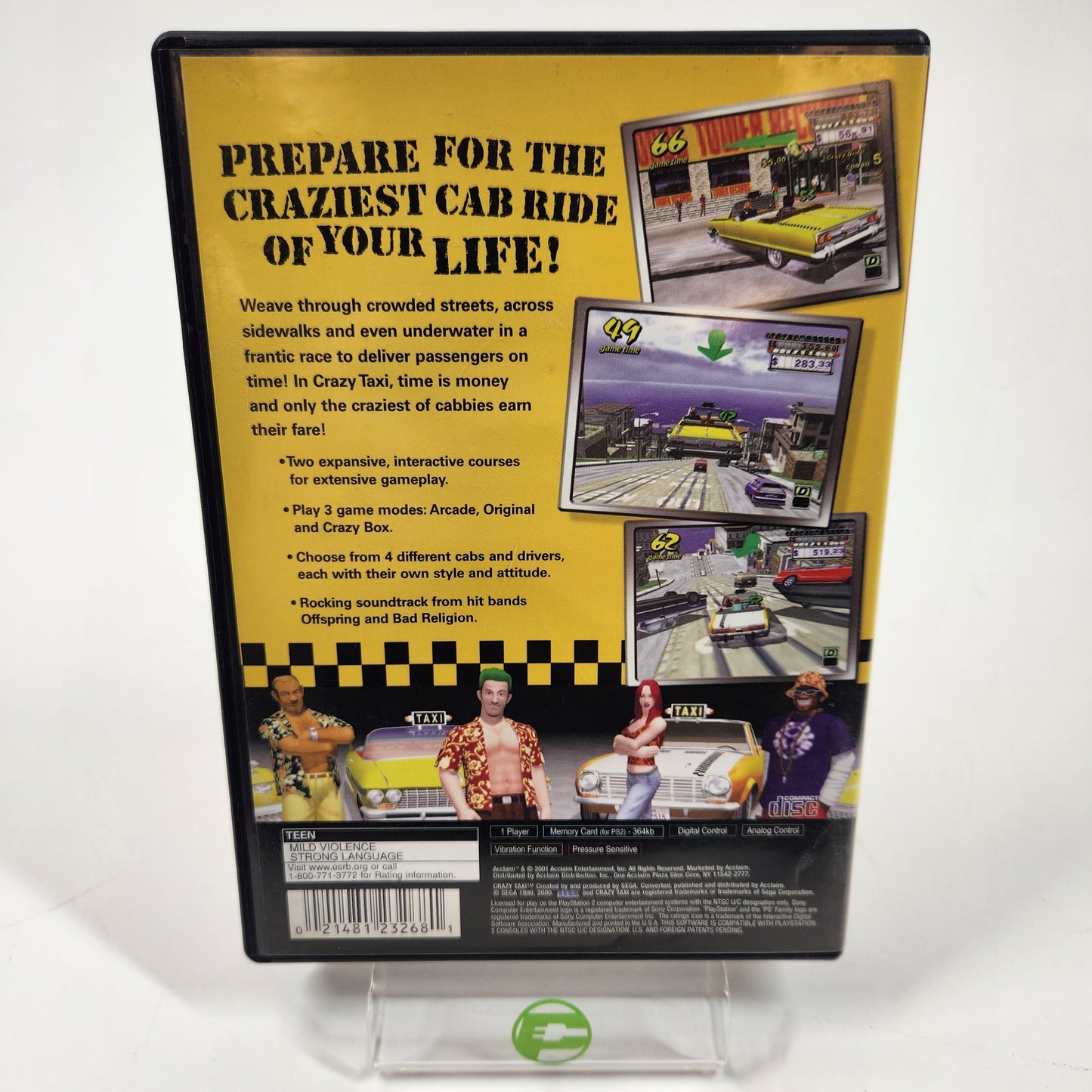 Crazy Taxi (Sony PlayStation 2 PS2, 1999)
