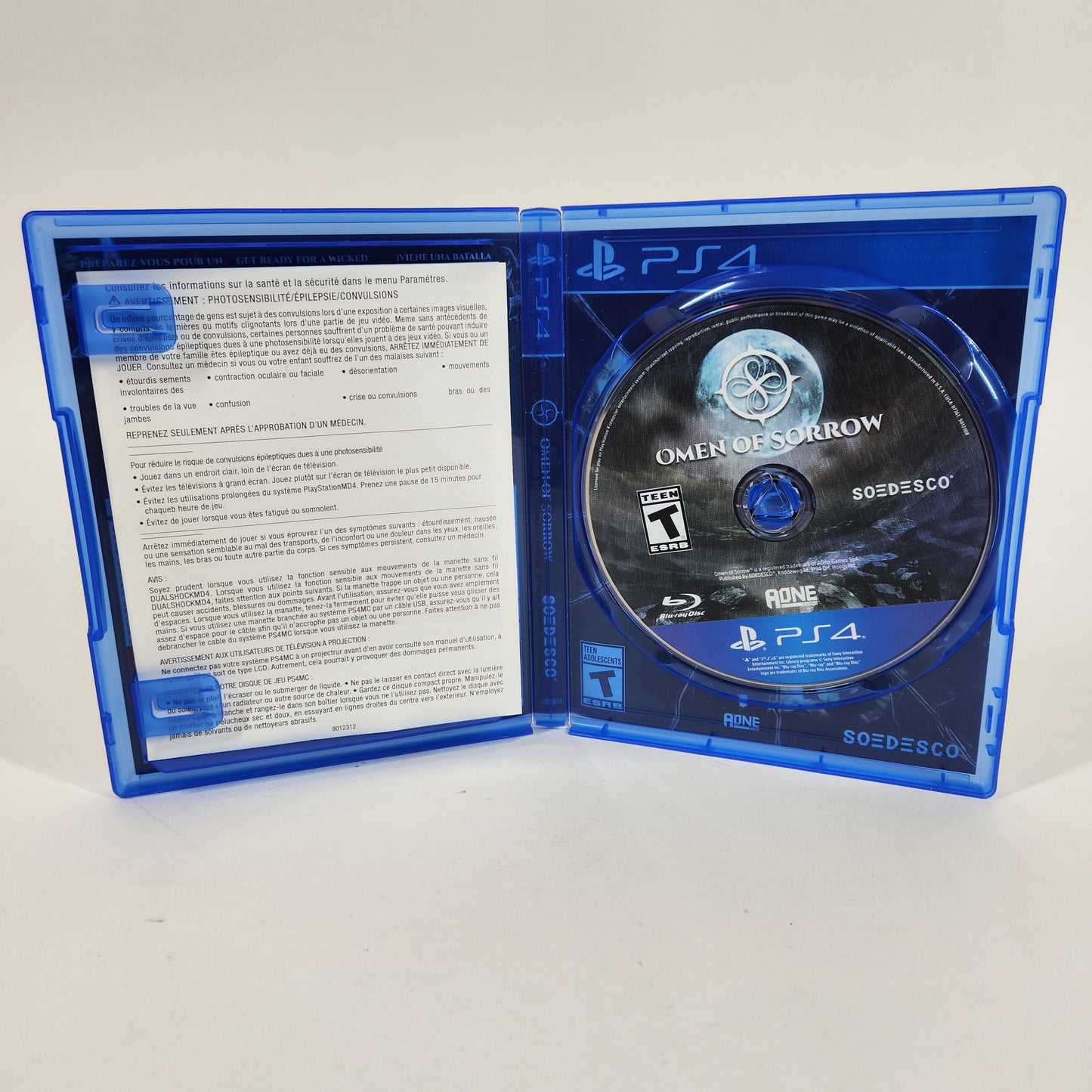 Omen of Sorrow (Sony PlayStation 4 PS4, 2018)
