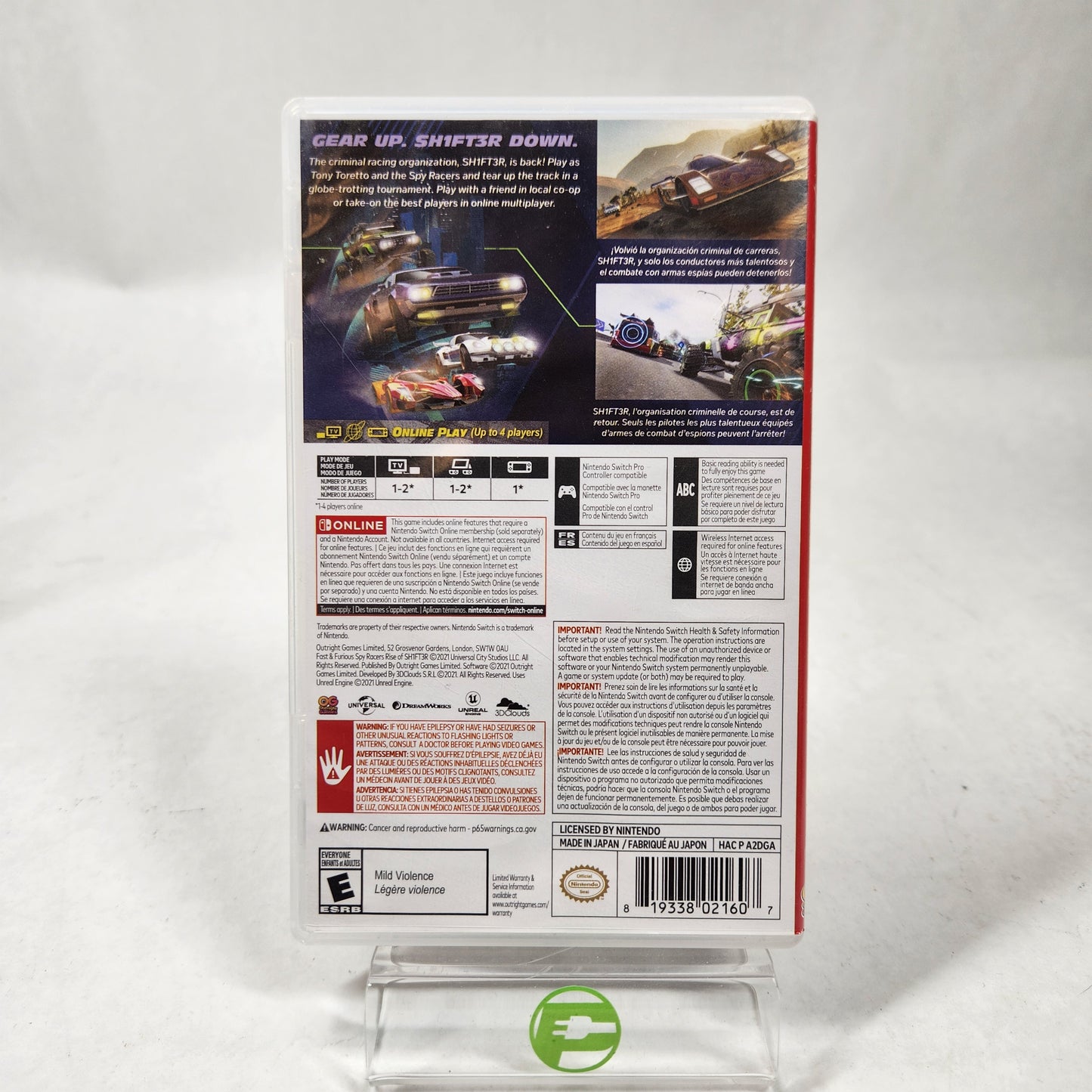 Fast & Furious: Spy Racers - Rise of Sh1ft3r (Nintendo Switch, 2021)