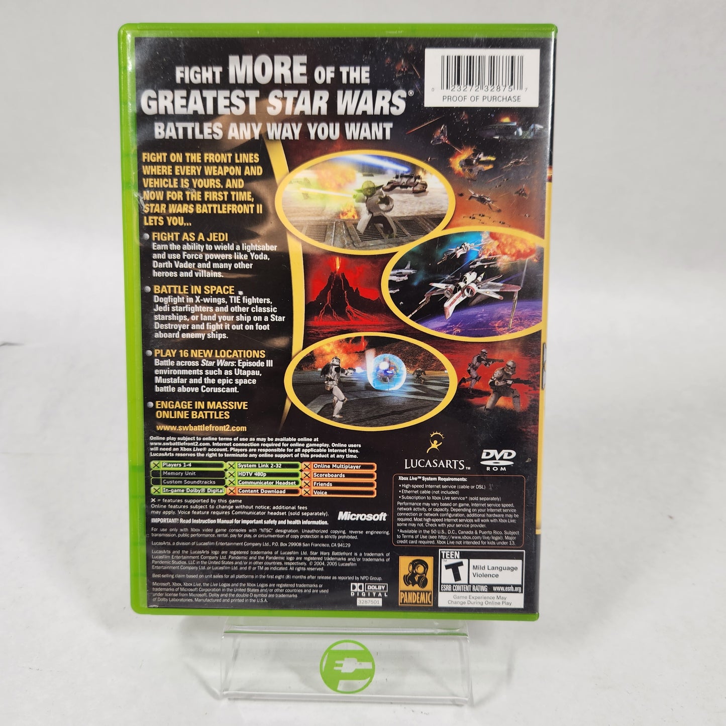Star Wars Battlefront 2 (Microsoft Xbox, 2005)