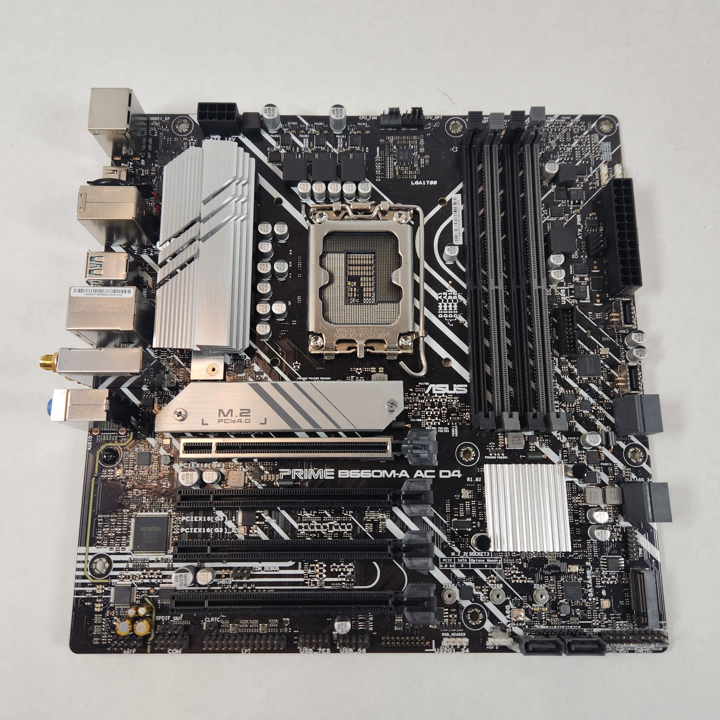 Asus Prime B660M-A AC D4 LGA 1700 microATX Motherboard
