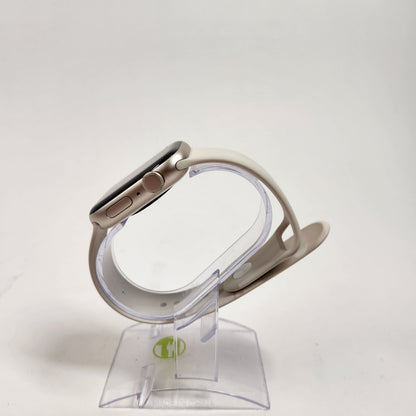 GPS Only Apple Watch SE 3 44MM Starlight Aluminum White Sport Band MEHJ4LW/A