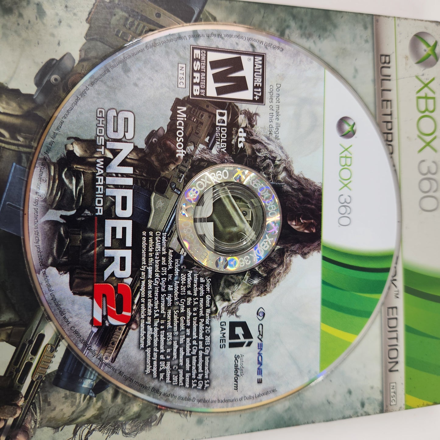 Sniper Ghost Warrior 2 [Bulletproof Steelbook Edition] (Microsoft Xbox 360, 2013