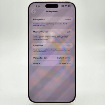 T-Mobile Apple iPhone 16 Pro Max 512GB Desert Titanium MYW93LL/A